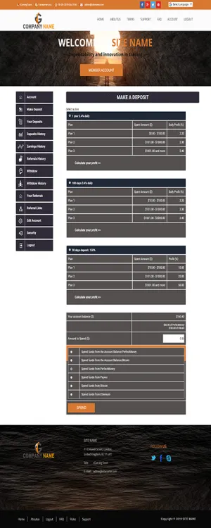 Investment Hyip Template ID - ZHRT109 demo Page 3