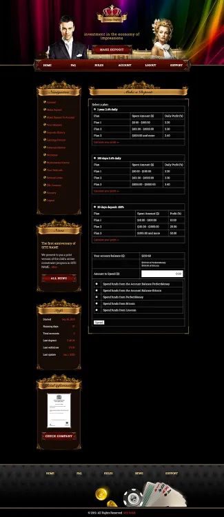 Investment Hyip Template ID - ZHRT140 demo Page 3