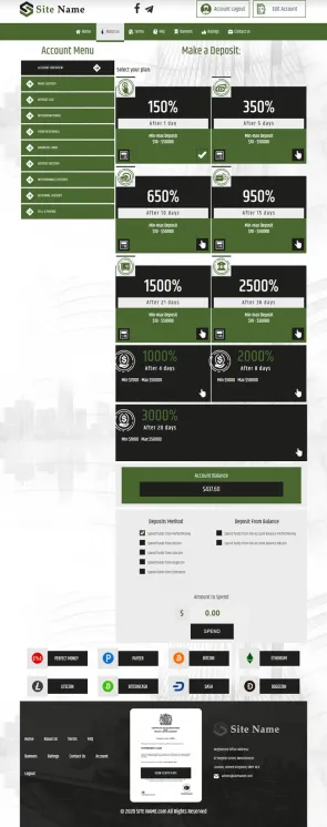 Investment Hyip Template ID - ZHRT151 demo Page 3