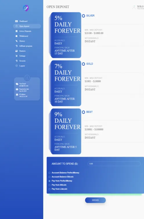 Investment Hyip Template ID - ZHRT187 demo Page 2