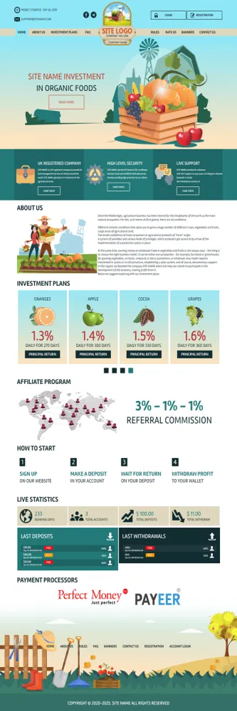 Investment Hyip Template ID - ZHRT189 demo Page 1