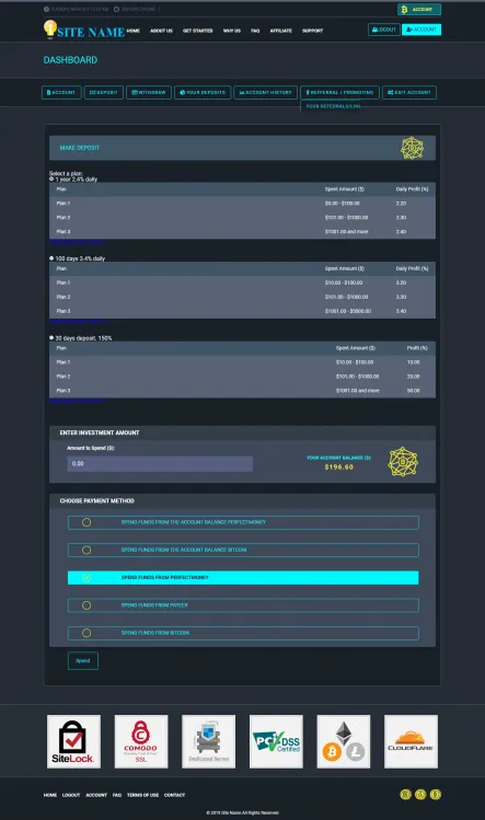 Investment Hyip Template ID - ZHRT2 demo Page 3