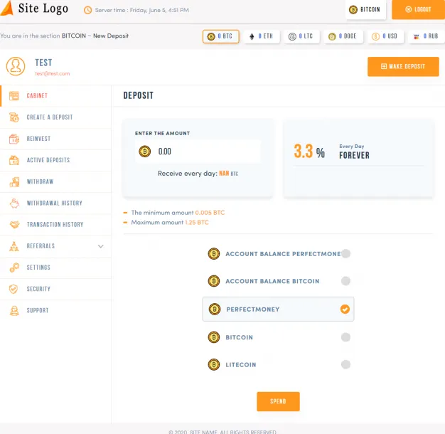 Investment Hyip Template ID - ZHRT204 demo Page 3