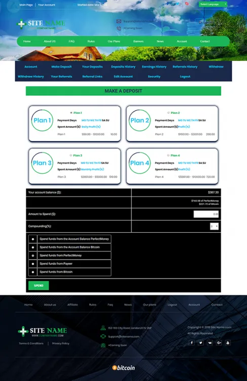 Investment Hyip Template ID - ZHRT30 demo Page 3