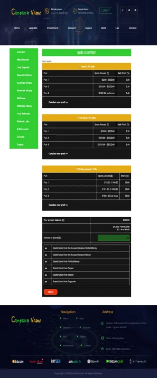 Investment Hyip Template ID - ZHRT36 demo Page 3