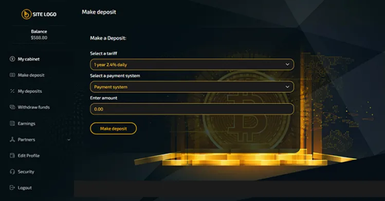 Investment Hyip Template ID - ZHRT369 demo Page 3