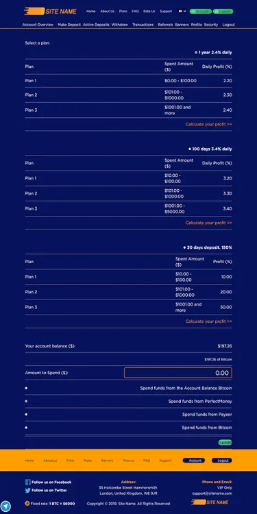 Investment Hyip Template ID - ZHRT38 demo Page 3