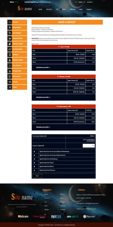 Investment Hyip Template ID - ZHRT40 demo Page 3