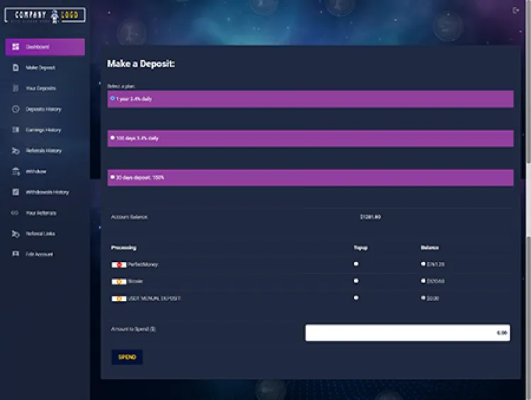 Investment Hyip Template ID - ZHRT416 demo Page 3