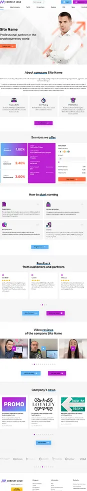 Investment Hyip Template ID - ZHRT422 demo Page 1