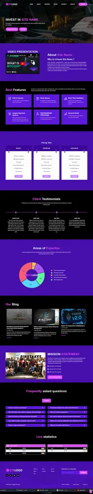 Investment Hyip Template ID - ZHRT449 demo Page 1