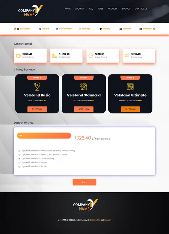 Investment Hyip Template ID - ZHRT63 demo Page 3