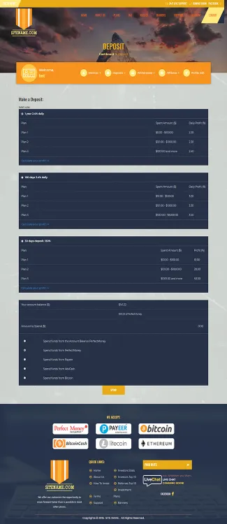 Investment Hyip Template ID - ZHRT64 demo Page 3