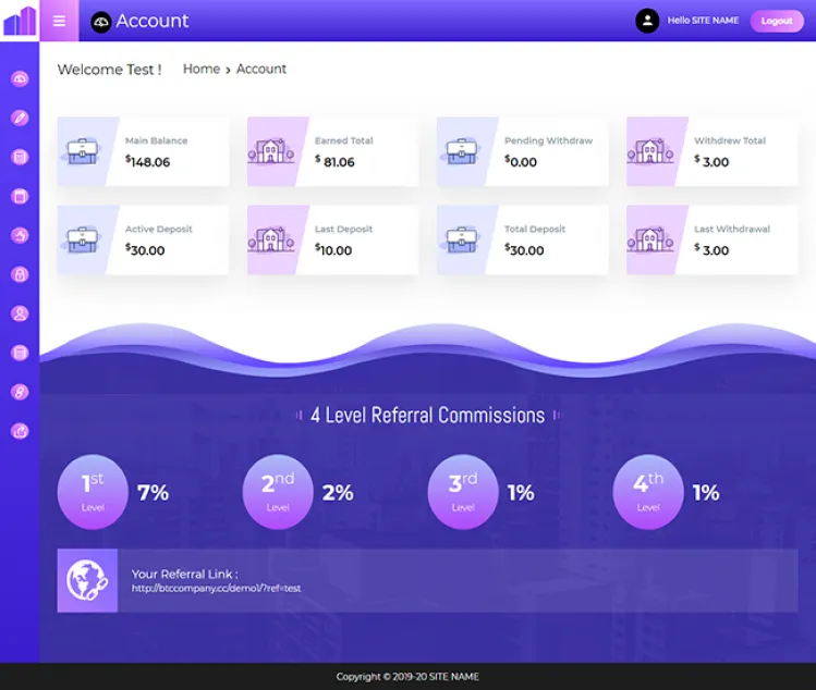 Investment Hyip Template ID - ZHRT72 demo Page 2