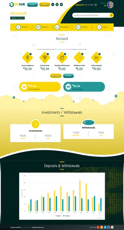 Investment Hyip Template ID - ZHRT73 demo Page 2