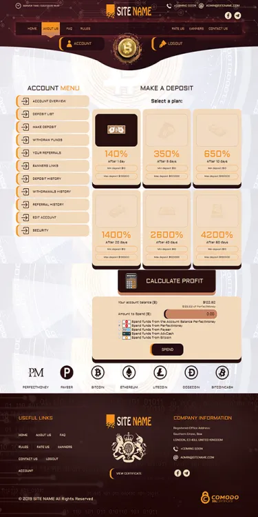 Investment Hyip Template ID - ZHRT78 demo Page 3