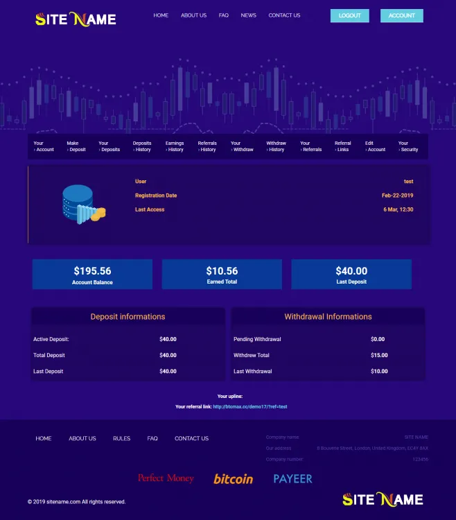 Investment Hyip Template ID - ZHRT8 demo Page 2