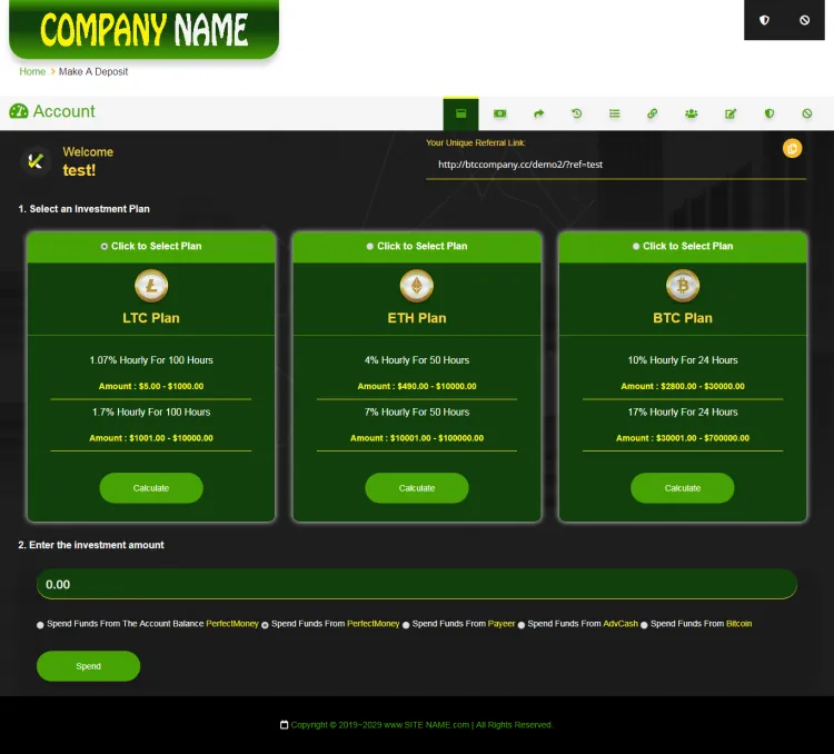 Investment Hyip Template ID - ZHRT81 demo Page 3