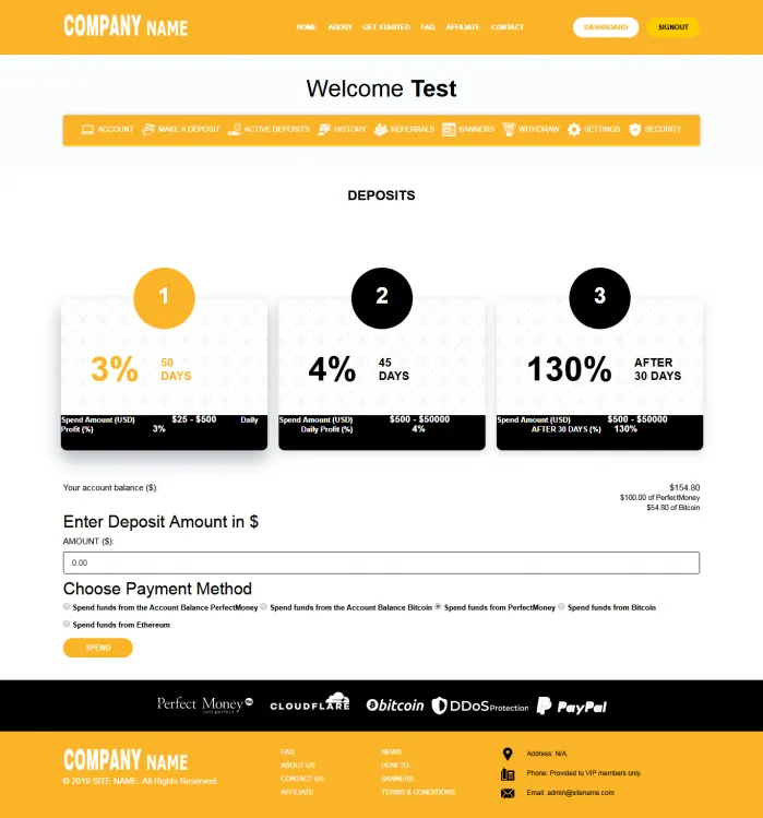 Investment Hyip Template ID - ZHRT86 demo Page 3
