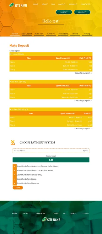 Investment Hyip Template ID - ZHRT88 demo Page 3