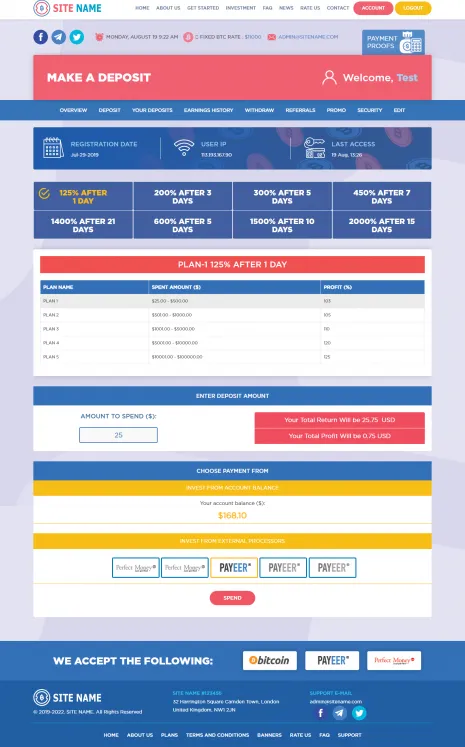Investment Hyip Template ID - ZHRT92 demo Page 3