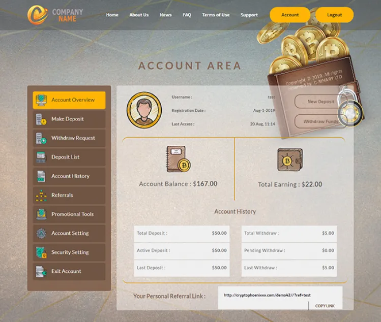 Investment Hyip Template ID - ZHRT93 demo Page 2