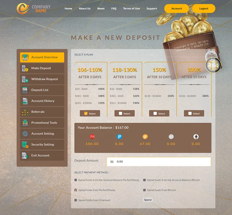 Investment Hyip Template ID - ZHRT93 demo Page 3