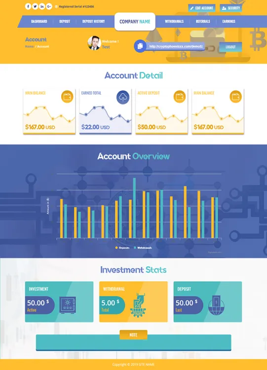 Investment Hyip Template ID - ZHRT94 demo Page 2