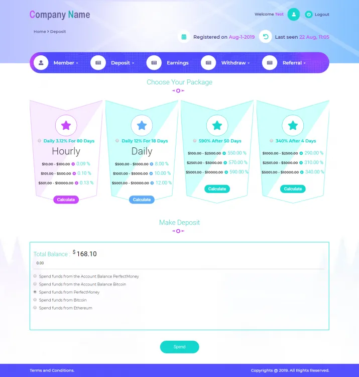 Investment Hyip Template ID - ZHRT95 demo Page 3