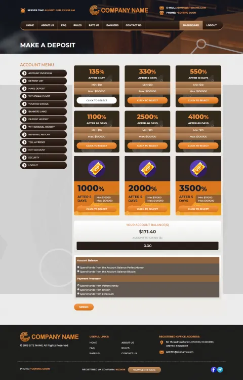 Investment Hyip Template ID - ZHRT96 demo Page 3