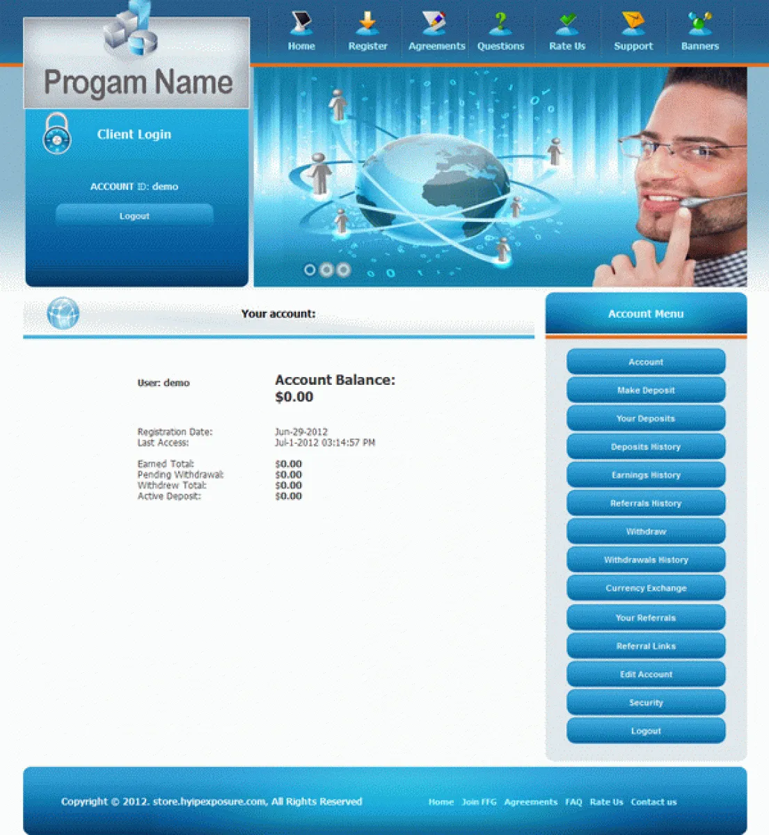Investment Hyip Template ID - ZVPT1002 demo Page 5