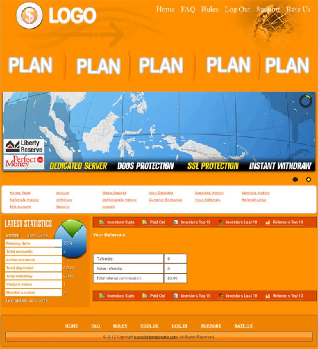 Investment Hyip Template ID - ZVPT1003 demo Page 2