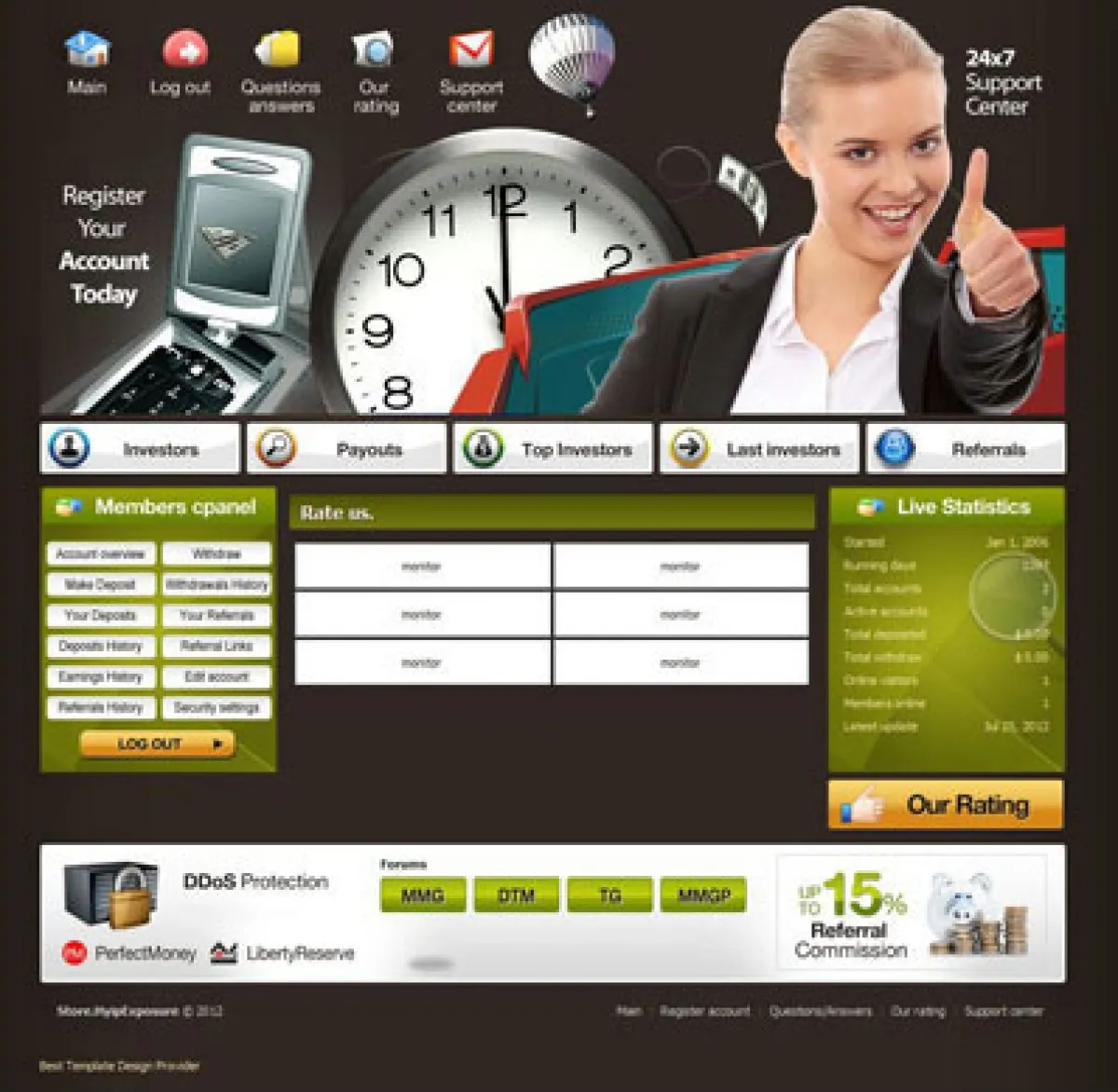 Investment Hyip Template ID - ZVPT1008 demo Page 4