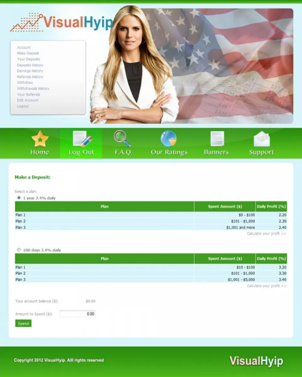 Investment Hyip Template ID - ZVPT1013 demo Page 4