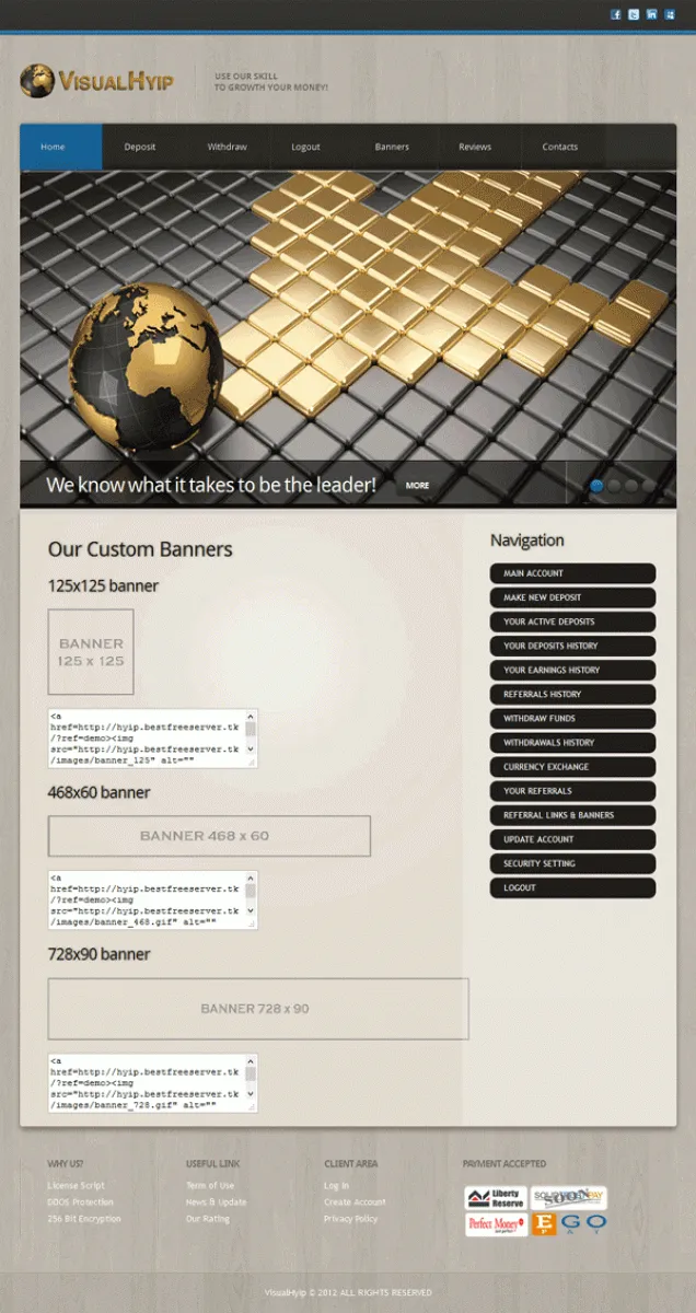 Investment Hyip Template ID - ZVPT1014 demo Page 6