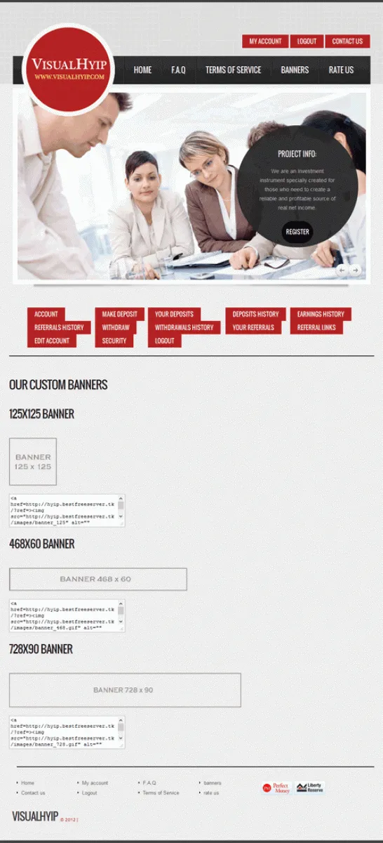 Investment Hyip Template ID - ZVPT1016 demo Page 4