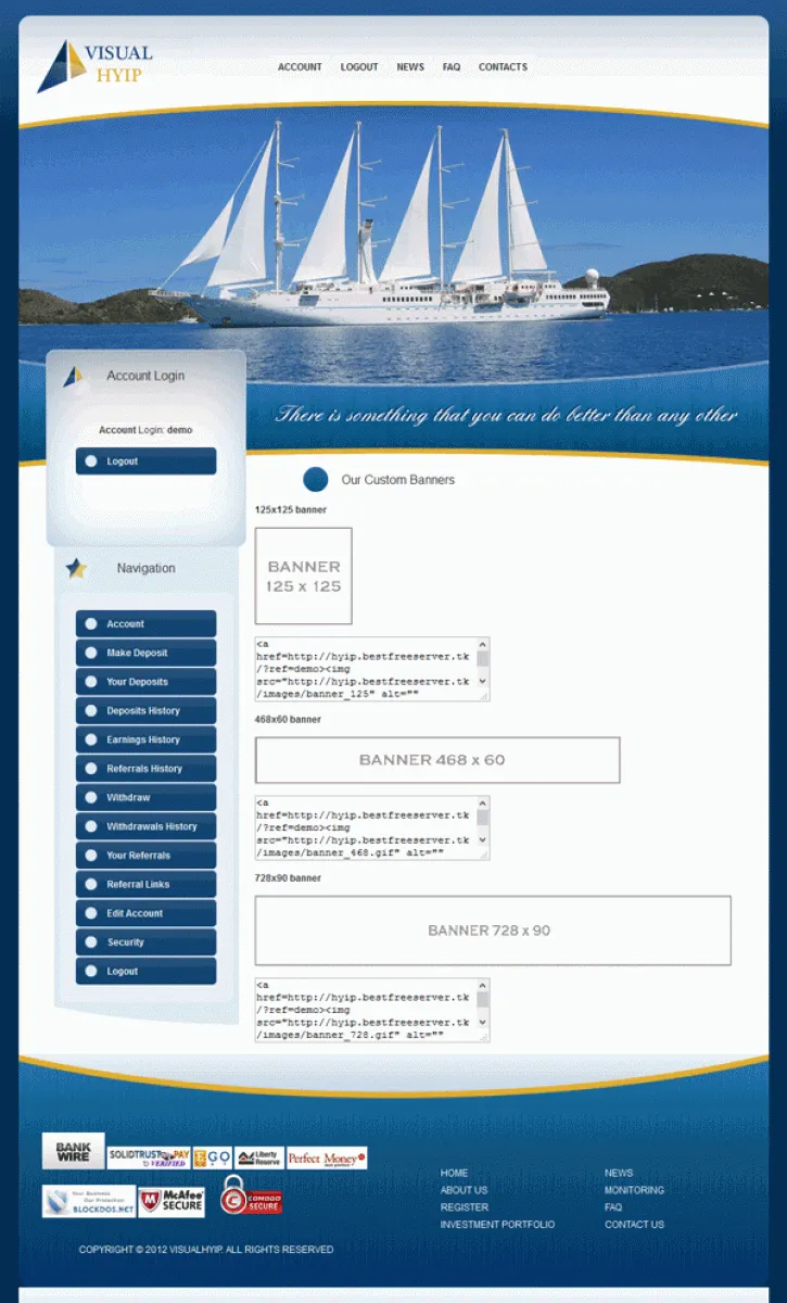 Investment Hyip Template ID - ZVPT1020 demo Page 10