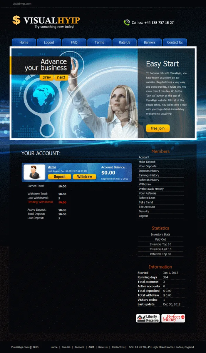 Investment Hyip Template ID - ZVPT1024 demo Page 4