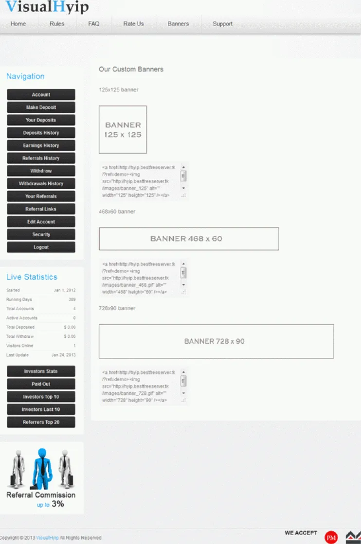 Investment Hyip Template ID - ZVPT1029 demo Page 4
