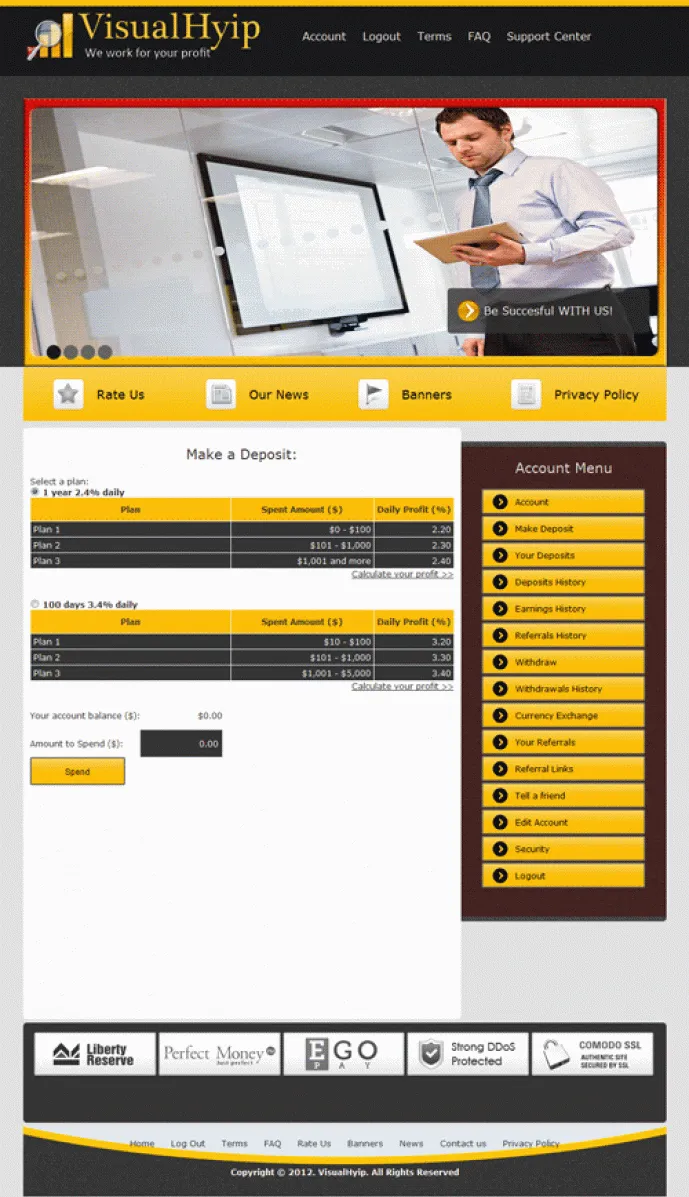 Investment Hyip Template ID - ZVPT1031 demo Page 6