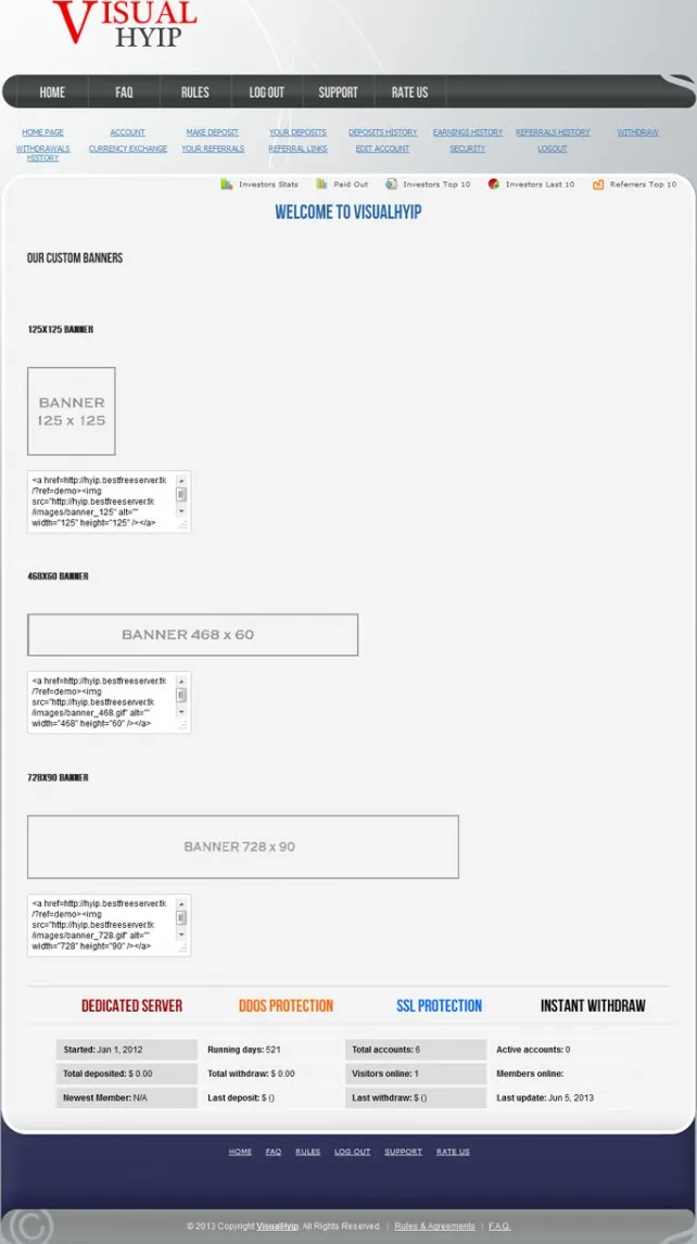 Investment Hyip Template ID - ZVPT1052 demo Page 6