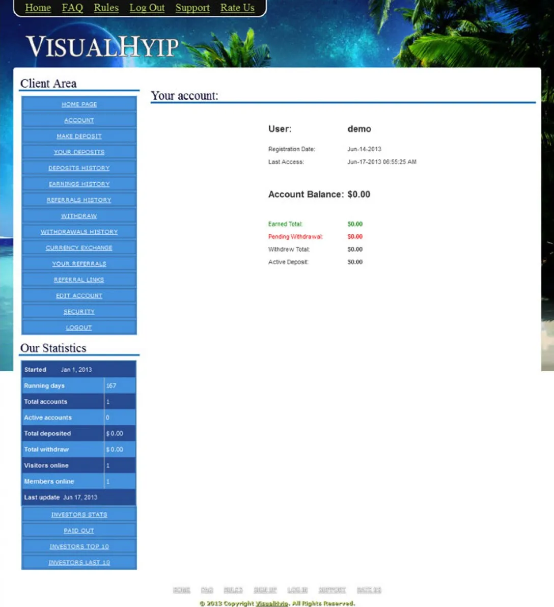 Investment Hyip Template ID - ZVPT1054 demo Page 3
