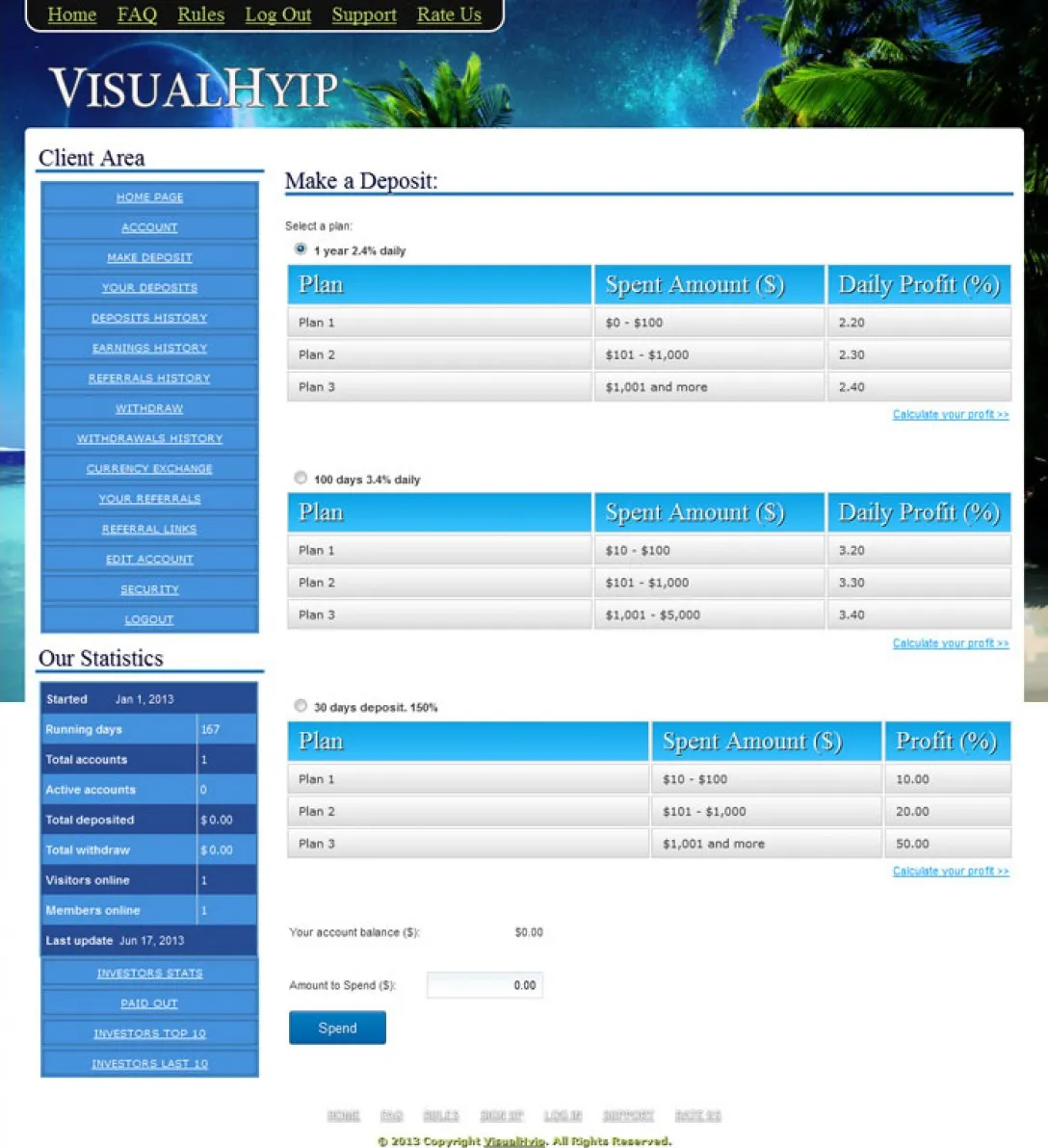 Investment Hyip Template ID - ZVPT1054 demo Page 4
