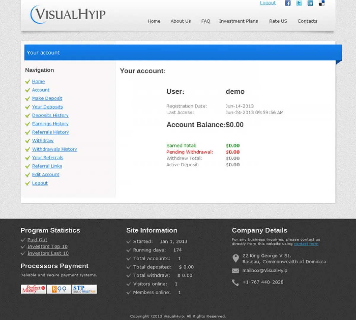 Investment Hyip Template ID - ZVPT1055 demo Page 3