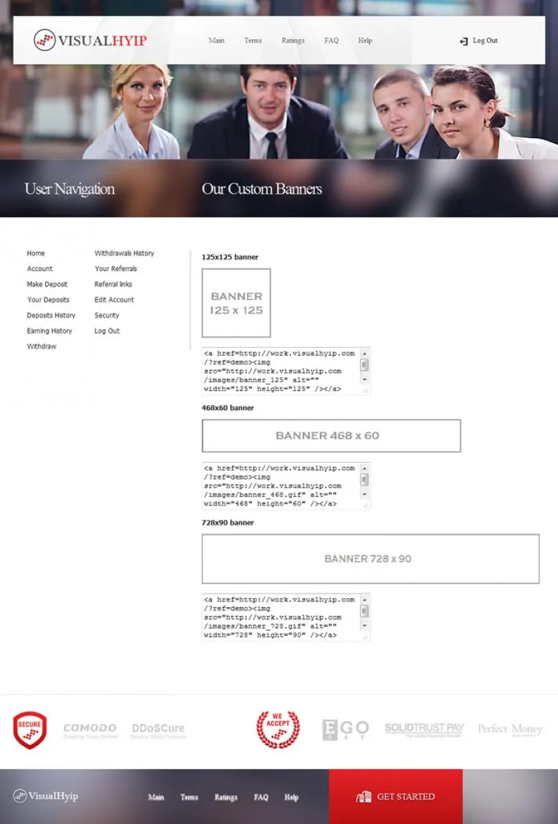 Investment Hyip Template ID - ZVPT1058 demo Page 4