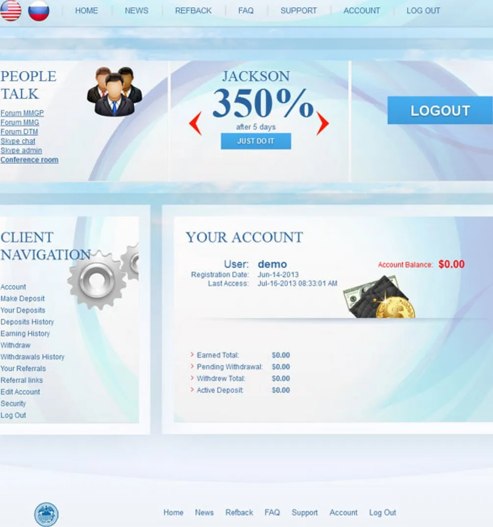 Investment Hyip Template ID - ZVPT1060 demo Page 4