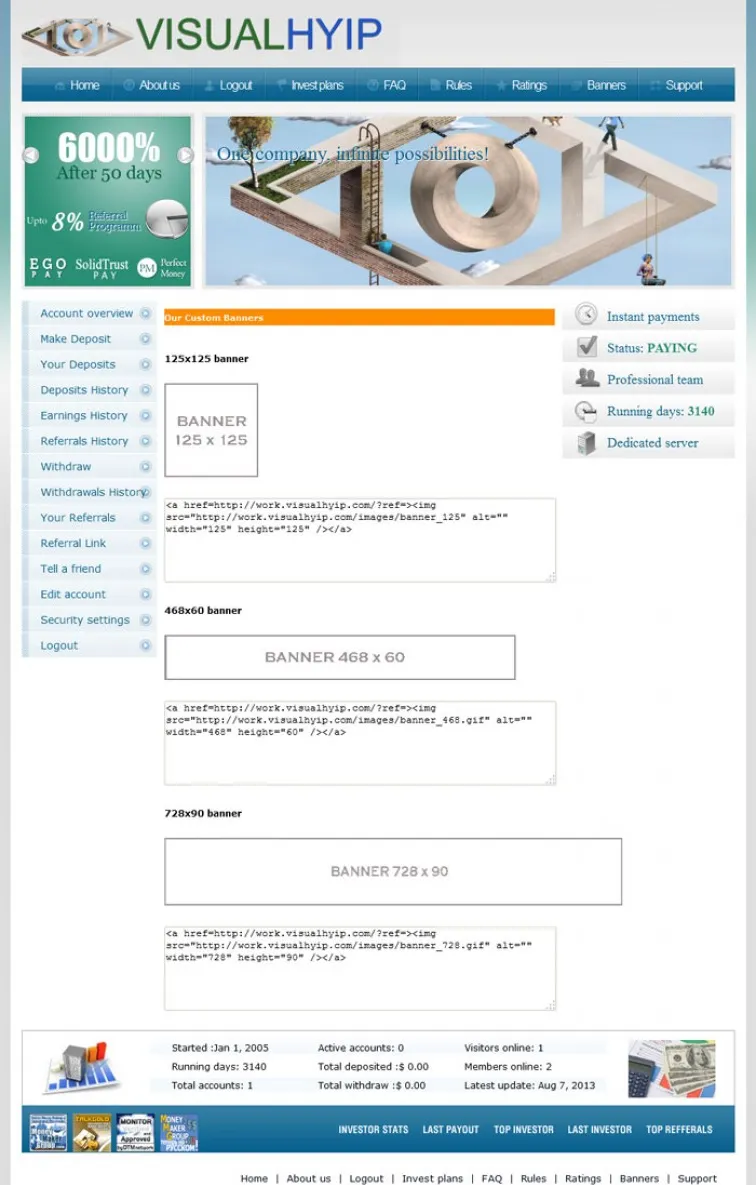 Investment Hyip Template ID - ZVPT1063 demo Page 4