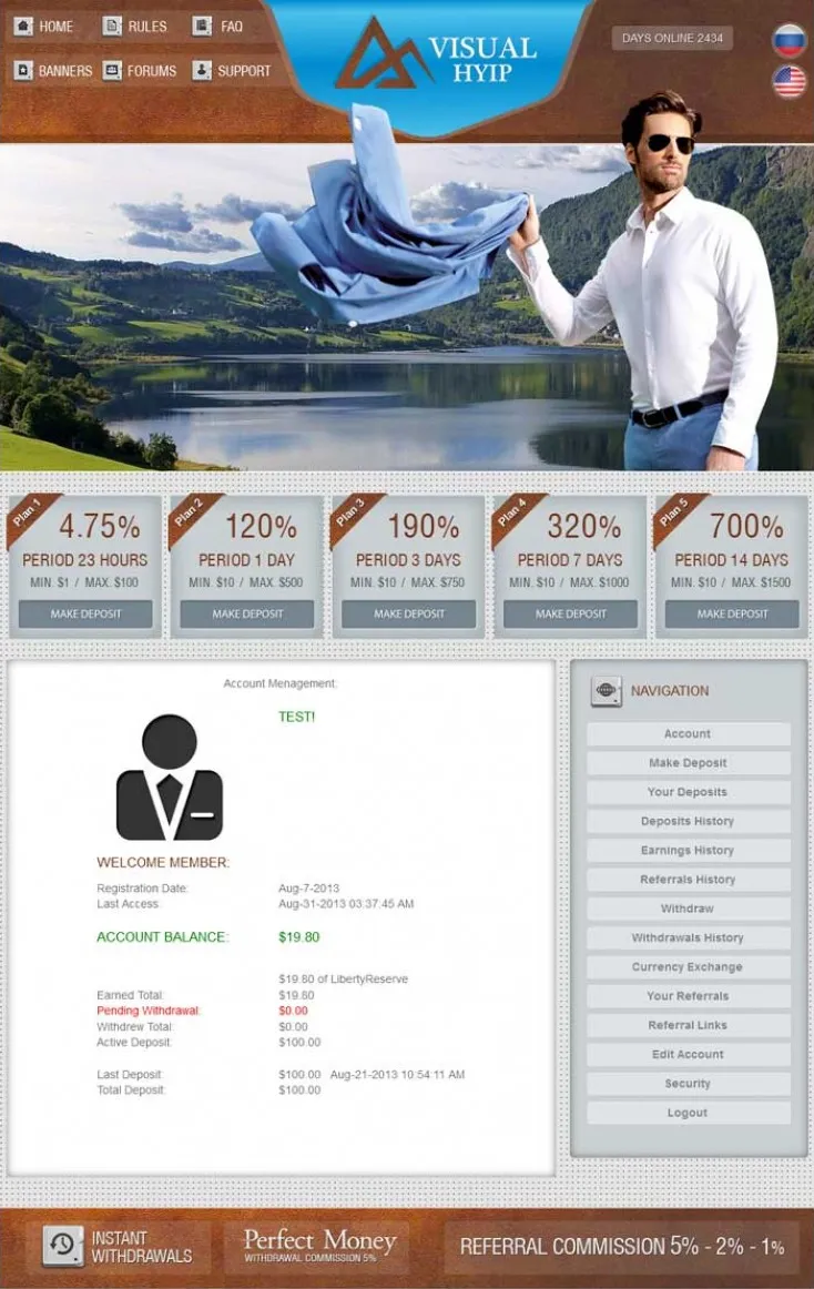 Investment Hyip Template ID - ZVPT1070 demo Page 3