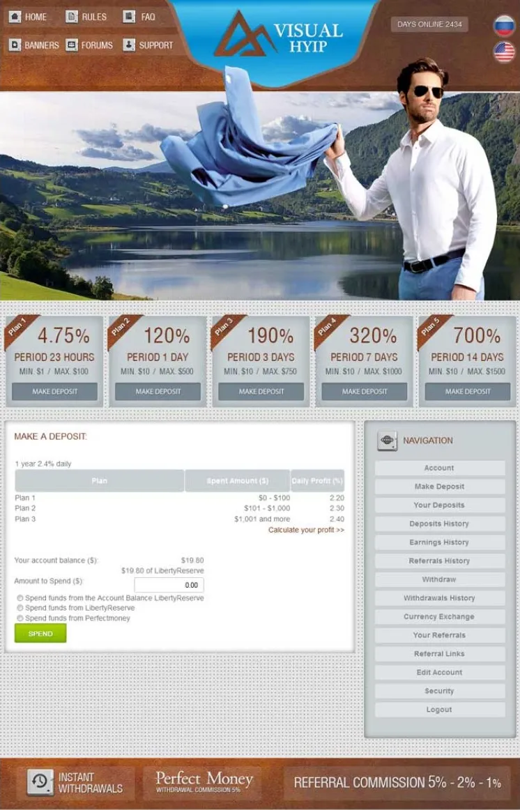 Investment Hyip Template ID - ZVPT1070 demo Page 4