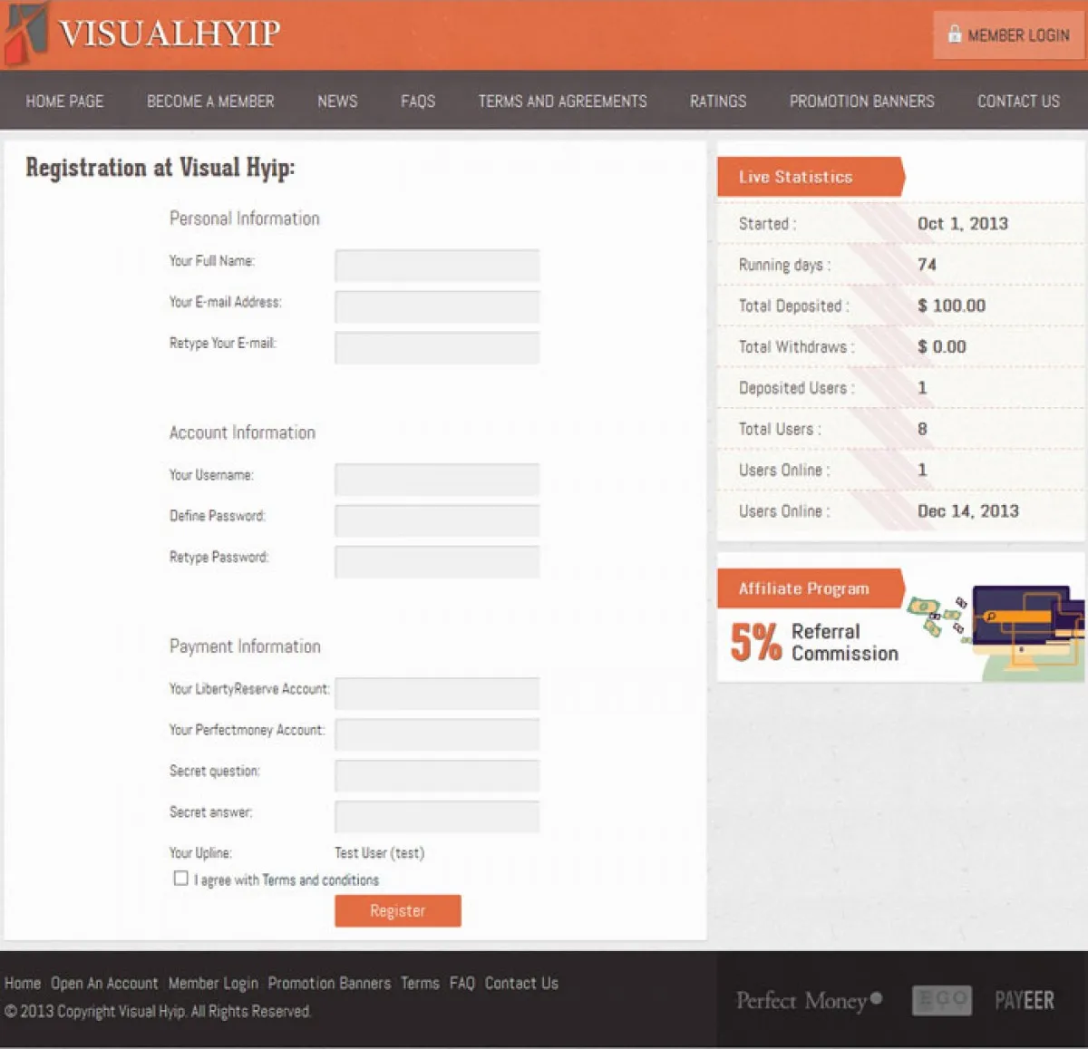 Investment Hyip Template ID - ZVPT1090 demo Page 3